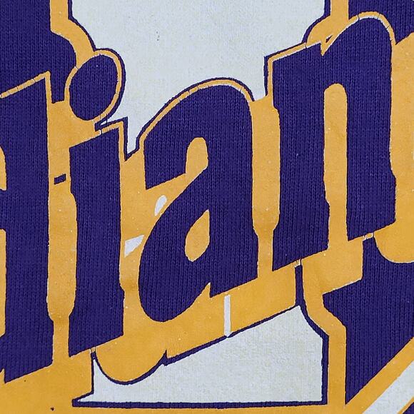 Vintage Indianola University Sweatshirt Large 22x24 Purple - Picture 13 of 15